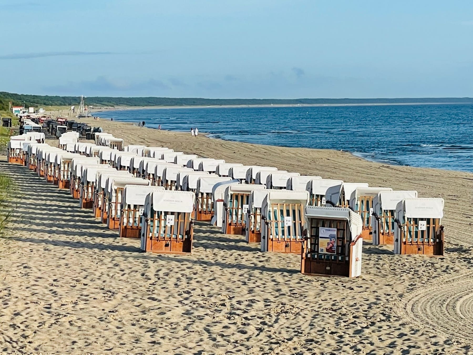 schöner inseln Strandkorbvermietung