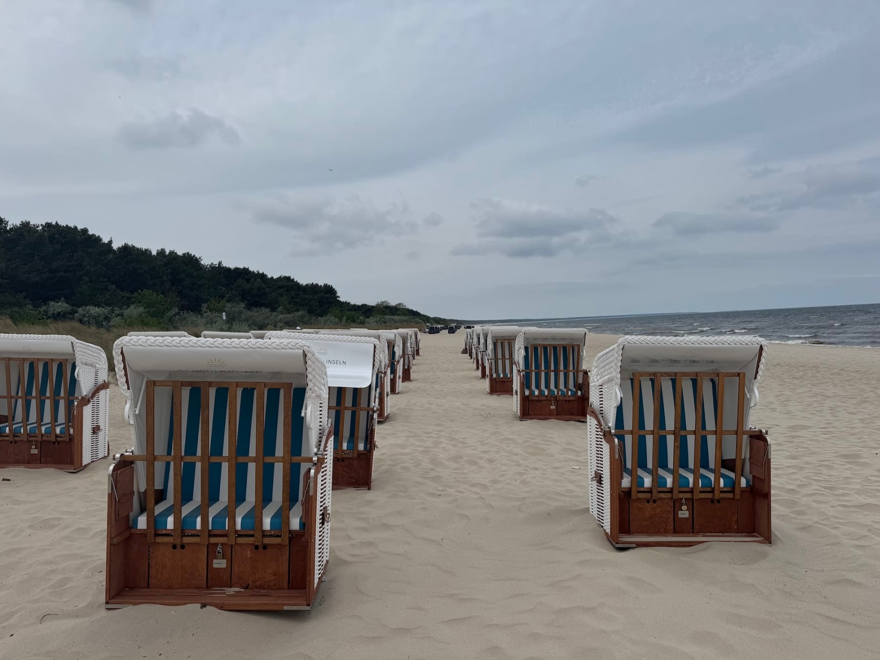 schöner inseln Strandkorbvermietung